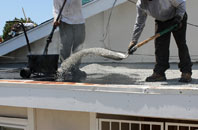 Turn flat roofing repair
